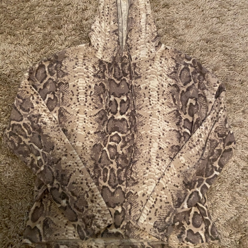 Snakeskin hoodie!!